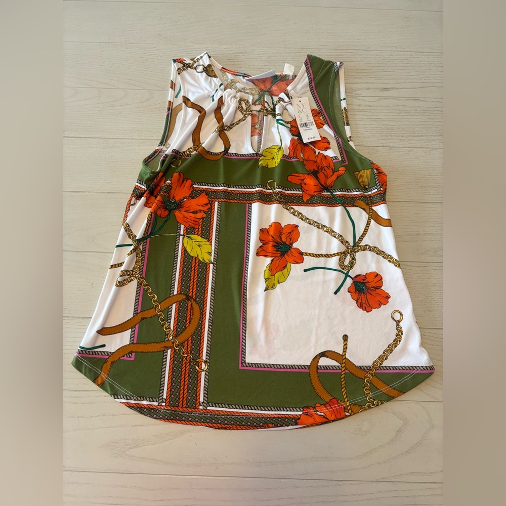 NWT NY & Co sleeveless blouse size XS